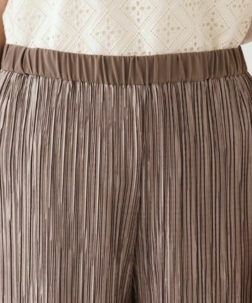 Leilian PLUS HOUSE / レリアンプラスハウス その他パンツ | ワイドプリーツパンツ【Leilian the week】 | 詳細7