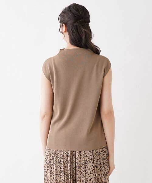 Leilian PLUS HOUSE / レリアンプラスハウス ニット・セーター | ハイネックフレンチスリーブニット | 詳細13