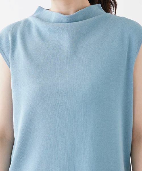 Leilian PLUS HOUSE / レリアンプラスハウス ニット・セーター | ハイネックフレンチスリーブニット | 詳細15