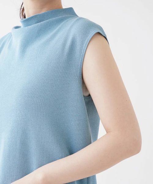 Leilian PLUS HOUSE / レリアンプラスハウス ニット・セーター | ハイネックフレンチスリーブニット | 詳細18