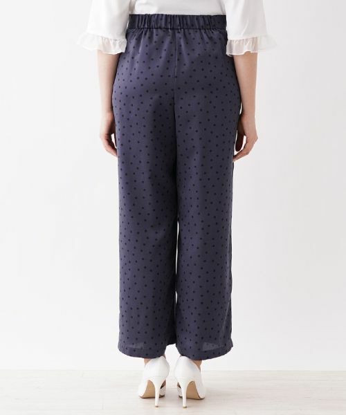 Leilian PLUS HOUSE / レリアンプラスハウス その他パンツ | プリントセミワイドパンツ【my perfect wardrobe】 | 詳細12