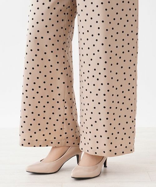 Leilian PLUS HOUSE / レリアンプラスハウス その他パンツ | プリントセミワイドパンツ【my perfect wardrobe】 | 詳細15