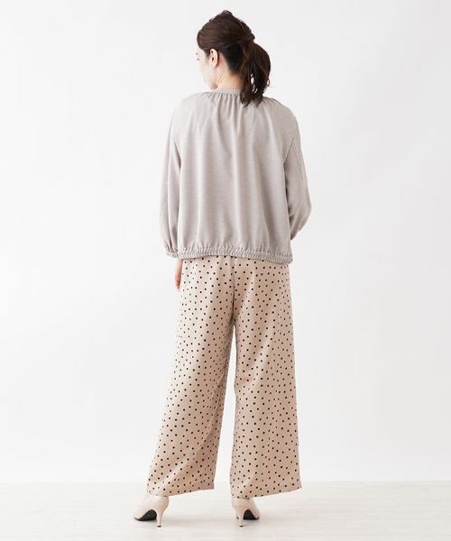 Leilian PLUS HOUSE / レリアンプラスハウス その他パンツ | プリントセミワイドパンツ【my perfect wardrobe】 | 詳細5