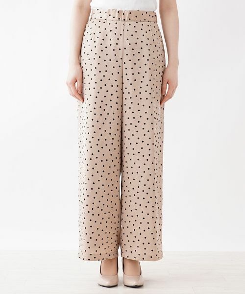 Leilian PLUS HOUSE / レリアンプラスハウス その他パンツ | プリントセミワイドパンツ【my perfect wardrobe】 | 詳細7