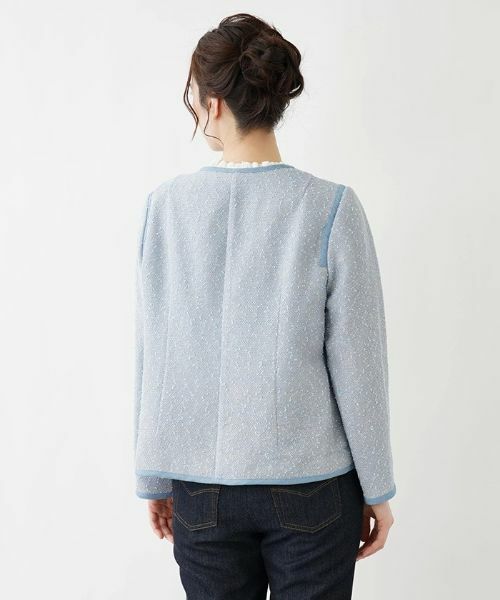 Leilian PLUS HOUSE / レリアンプラスハウス テーラードジャケット | パイピングジャケット | 詳細11