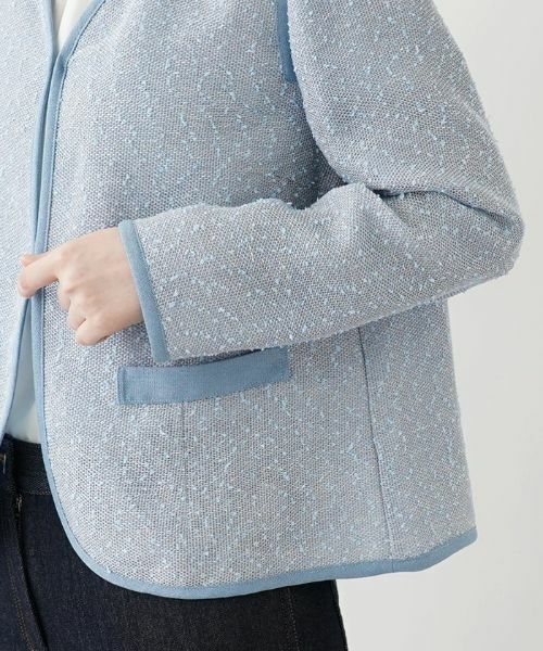 Leilian PLUS HOUSE / レリアンプラスハウス テーラードジャケット | パイピングジャケット | 詳細13