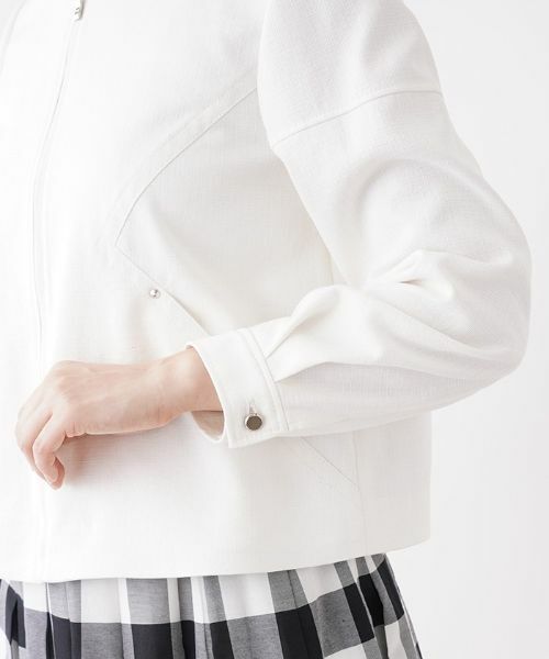 Leilian PLUS HOUSE / レリアンプラスハウス その他アウター | ジップアップブルゾン | 詳細8