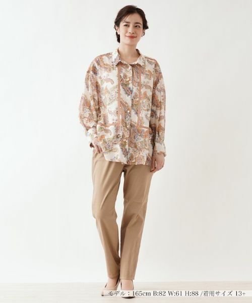 Leilian PLUS HOUSE / レリアンプラスハウス シャツ・ブラウス | 羽織ブラウス【RATTI】 | 詳細1