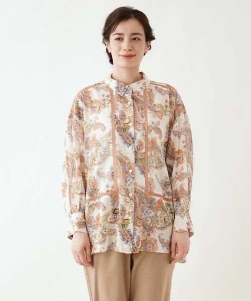 Leilian PLUS HOUSE / レリアンプラスハウス シャツ・ブラウス | 羽織ブラウス【RATTI】 | 詳細4