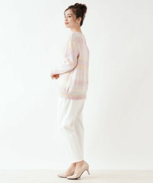 Leilian PLUS HOUSE / レリアンプラスハウス ニット・セーター | カラーボーダーニット【Leilian the week】 | 詳細2