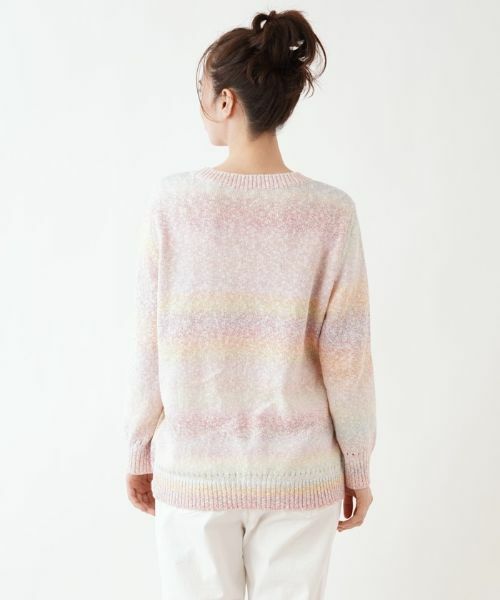 Leilian PLUS HOUSE / レリアンプラスハウス ニット・セーター | カラーボーダーニット【Leilian the week】 | 詳細6