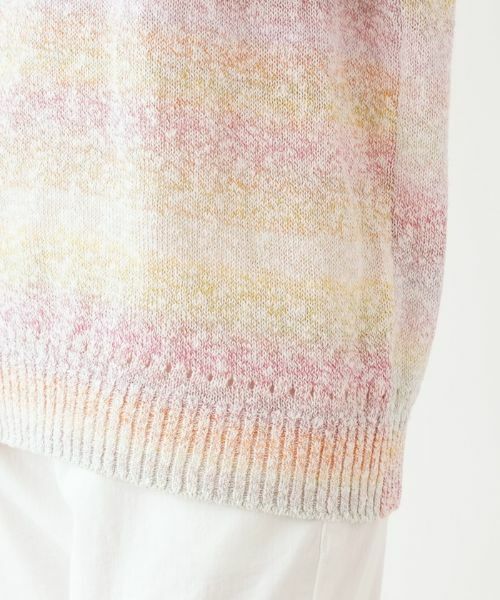 Leilian PLUS HOUSE / レリアンプラスハウス ニット・セーター | カラーボーダーニット【Leilian the week】 | 詳細9