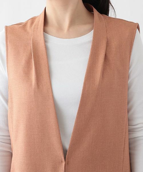 Leilian PLUS HOUSE / レリアンプラスハウス テーラードジャケット | 【洗える】シンプルジレ【プラス企画】 | 詳細7