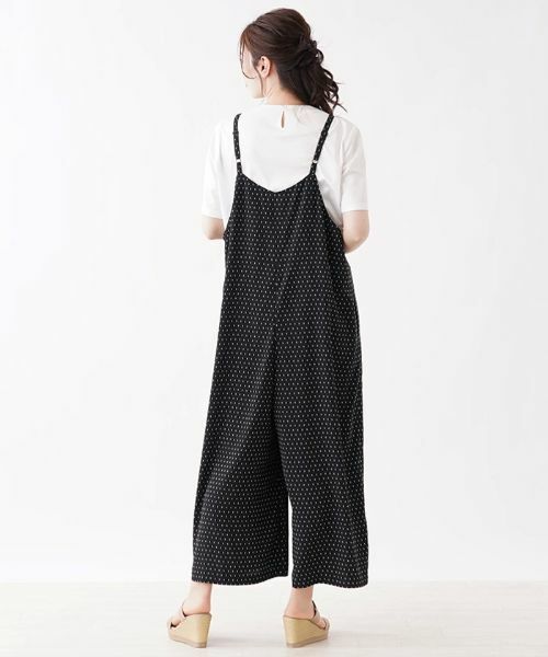 Leilian PLUS HOUSE / レリアンプラスハウス その他パンツ | ラインドットオールインワン | 詳細3