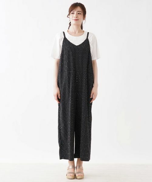 Leilian PLUS HOUSE / レリアンプラスハウス その他パンツ | ラインドットオールインワン | 詳細4