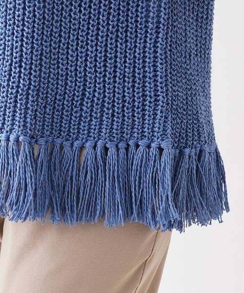 Leilian PLUS HOUSE / レリアンプラスハウス テーラードジャケット | フリンジ付きニットベスト | 詳細23