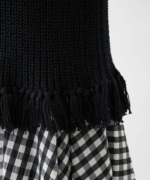 Leilian PLUS HOUSE / レリアンプラスハウス テーラードジャケット | フリンジ付きニットベスト | 詳細24