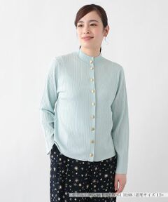 Leilian PLUS HOUSE / レリアンプラスハウス カーディガン・ボレロ | リブカーディガン