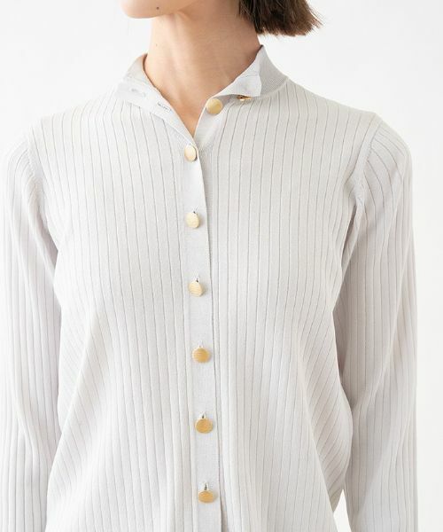 Leilian PLUS HOUSE / レリアンプラスハウス カーディガン・ボレロ | リブカーディガン | 詳細2