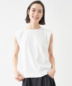 Leilian PLUS HOUSE / レリアンプラスハウス カットソー | パワーショルダーカットソー