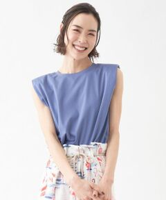 Leilian PLUS HOUSE / レリアンプラスハウス カットソー | パワーショルダーカットソー