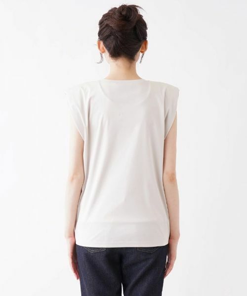 Leilian PLUS HOUSE / レリアンプラスハウス カットソー | パワーショルダーカットソー | 詳細12