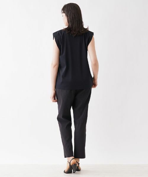 Leilian PLUS HOUSE / レリアンプラスハウス カットソー | パワーショルダーカットソー | 詳細5