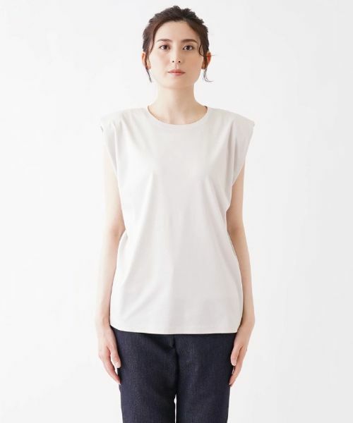 Leilian PLUS HOUSE / レリアンプラスハウス カットソー | パワーショルダーカットソー | 詳細8
