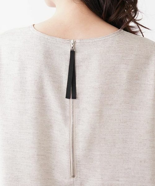 Leilian PLUS HOUSE / レリアンプラスハウス シャツ・ブラウス | 配色フレンチスリーブブラウス | 詳細10