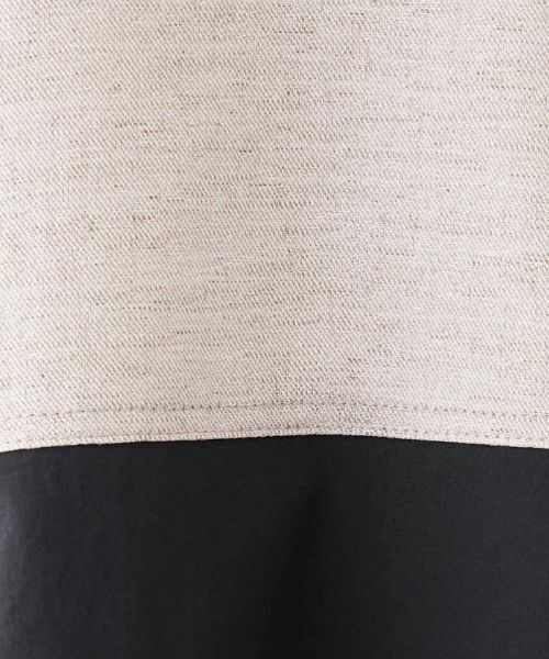 Leilian PLUS HOUSE / レリアンプラスハウス シャツ・ブラウス | 配色フレンチスリーブブラウス | 詳細11