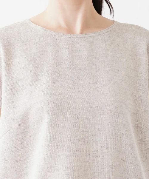 Leilian PLUS HOUSE / レリアンプラスハウス シャツ・ブラウス | 配色フレンチスリーブブラウス | 詳細7