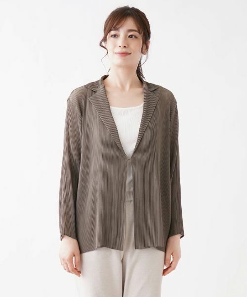 Leilian PLUS HOUSE / レリアンプラスハウス シャツ・ブラウス | エアリーカーディガン | 詳細4