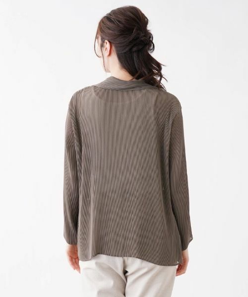 Leilian PLUS HOUSE / レリアンプラスハウス シャツ・ブラウス | エアリーカーディガン | 詳細6