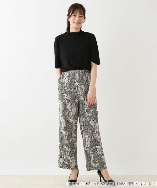 Leilian PLUS HOUSE / レリアンプラスハウス カットソー | ハイネックインナー【パワーネット】 | 詳細1