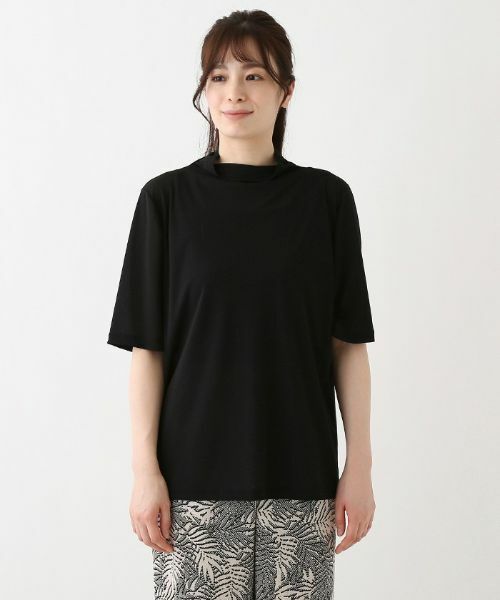 Leilian PLUS HOUSE / レリアンプラスハウス カットソー | ハイネックインナー【パワーネット】 | 詳細4