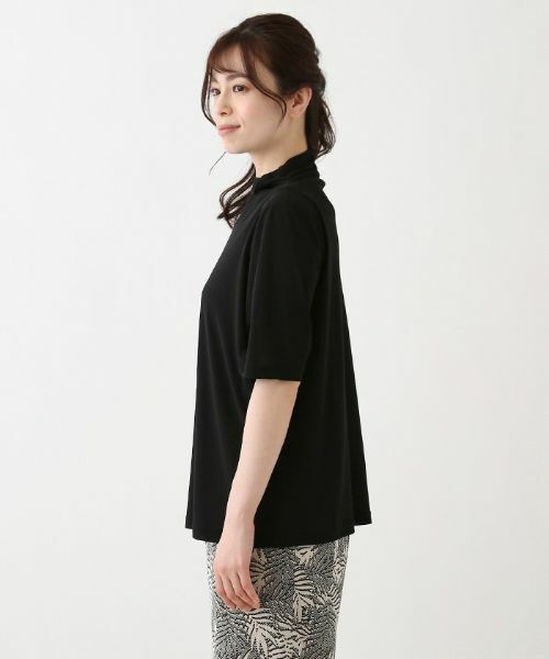 Leilian PLUS HOUSE / レリアンプラスハウス カットソー | ハイネックインナー【パワーネット】 | 詳細5