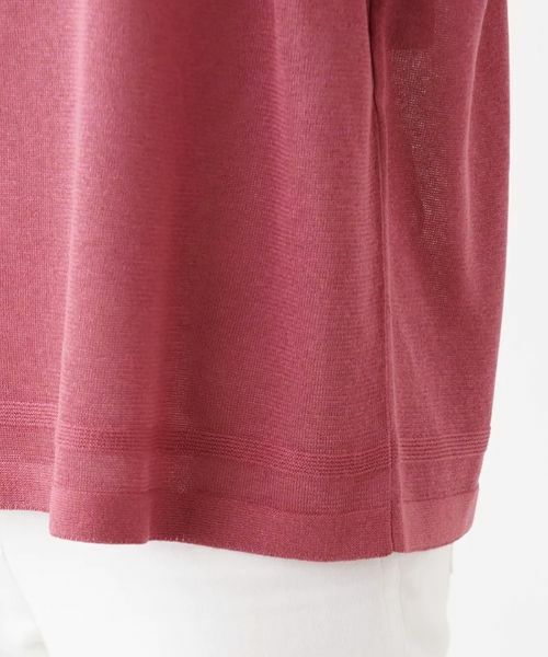 Leilian PLUS HOUSE / レリアンプラスハウス ニット・セーター | 杢調クルーネックカットソー | 詳細9