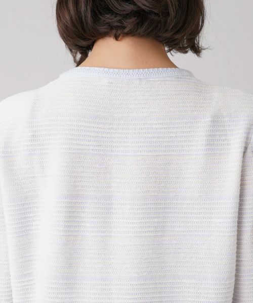 Leilian PLUS HOUSE / レリアンプラスハウス カーディガン・ボレロ | フラワー刺繍クルーネックカーディガン【CORSINI & PROTI】 | 詳細8