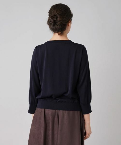 Leilian PLUS HOUSE / レリアンプラスハウス ニット・セーター | 異素材コンビプルオーバーニット | 詳細6