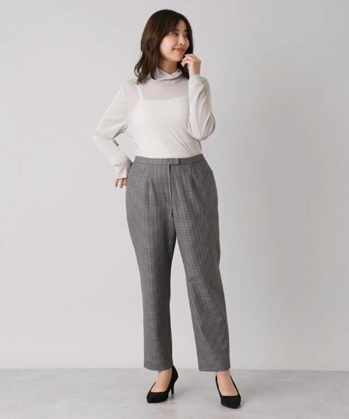 Leilian PLUS HOUSE / レリアンプラスハウス カットソー | シアーハイネックトップス | 詳細11