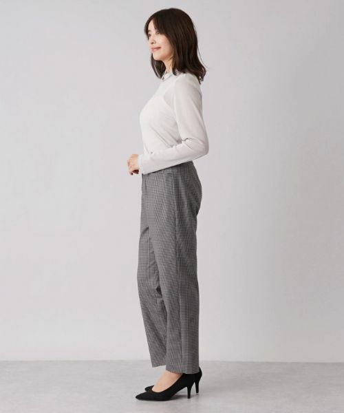 Leilian PLUS HOUSE / レリアンプラスハウス カットソー | シアーハイネックトップス | 詳細12