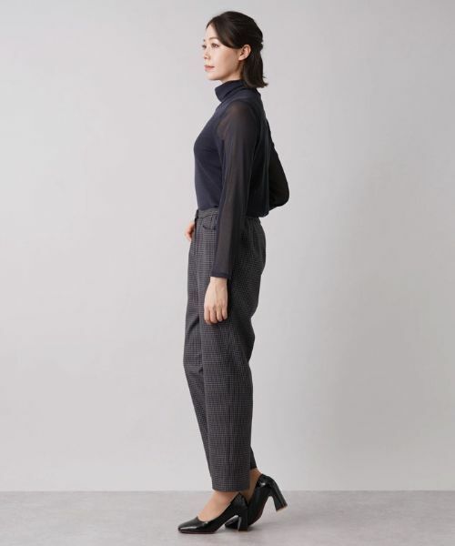 Leilian PLUS HOUSE / レリアンプラスハウス カットソー | シアーハイネックトップス | 詳細18