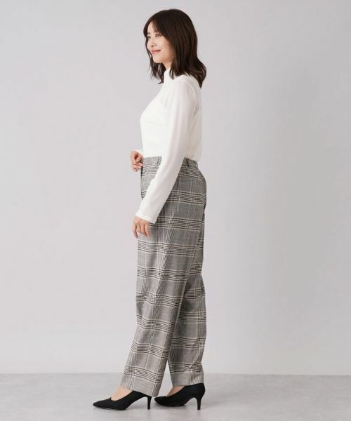 Leilian PLUS HOUSE / レリアンプラスハウス カットソー | シアーハイネックトップス | 詳細2