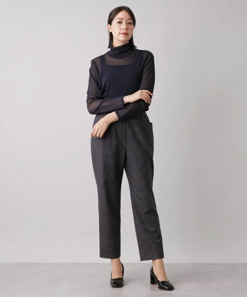 Leilian PLUS HOUSE / レリアンプラスハウス カットソー | シアーハイネックトップス | 詳細20