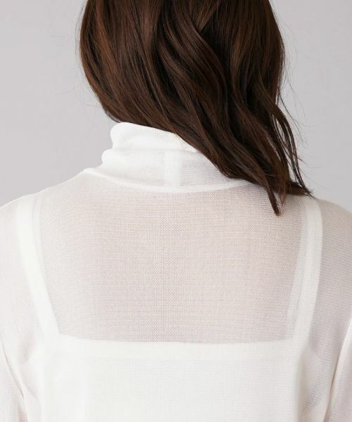 Leilian PLUS HOUSE / レリアンプラスハウス カットソー | シアーハイネックトップス | 詳細8