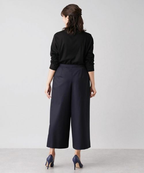 Leilian PLUS HOUSE / レリアンプラスハウス その他パンツ | コンフォートストレッチワイドパンツ | 詳細12