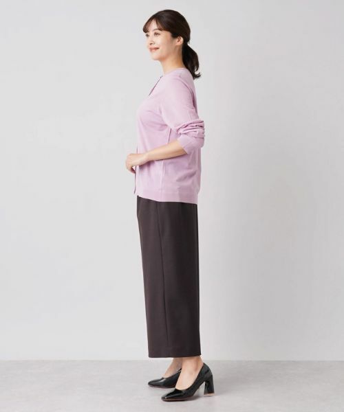 Leilian PLUS HOUSE / レリアンプラスハウス その他パンツ | コンフォートストレッチワイドパンツ | 詳細14