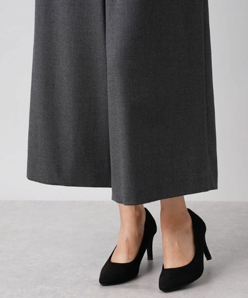 Leilian PLUS HOUSE / レリアンプラスハウス その他パンツ | コンフォートストレッチワイドパンツ | 詳細8