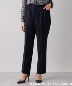 Leilian PLUS HOUSE / レリアンプラスハウス その他パンツ | ストレッチセンタープレスパンツ