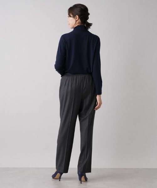 Leilian PLUS HOUSE / レリアンプラスハウス その他パンツ | ストレッチセンタープレスパンツ | 詳細7